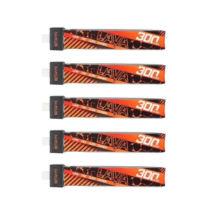 BETAFPV LAVA 1S 300mAh 75C BT2.0