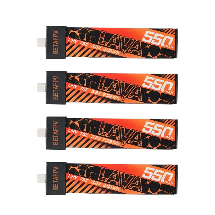 BETAFPV LAVA 1S 550mAh 75C BT2.0
