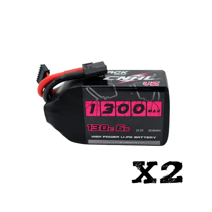 CNHL Black Series V2.0 1300mAh 22.2V 6S 130C Lipo Battery