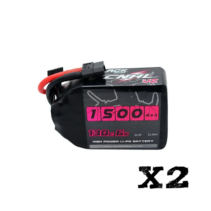 CNHL Black Series V2.0 1500mAh 22.2V 6S Lipo Battery 130C