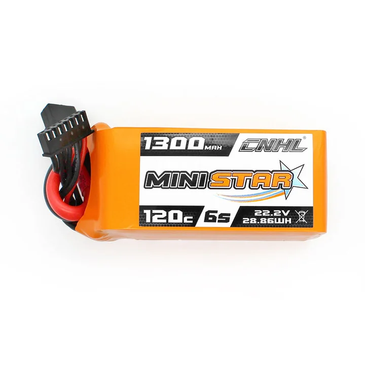 CNHL MiniStar 1300mAh 22.2V 6S 120C Lipo Battery