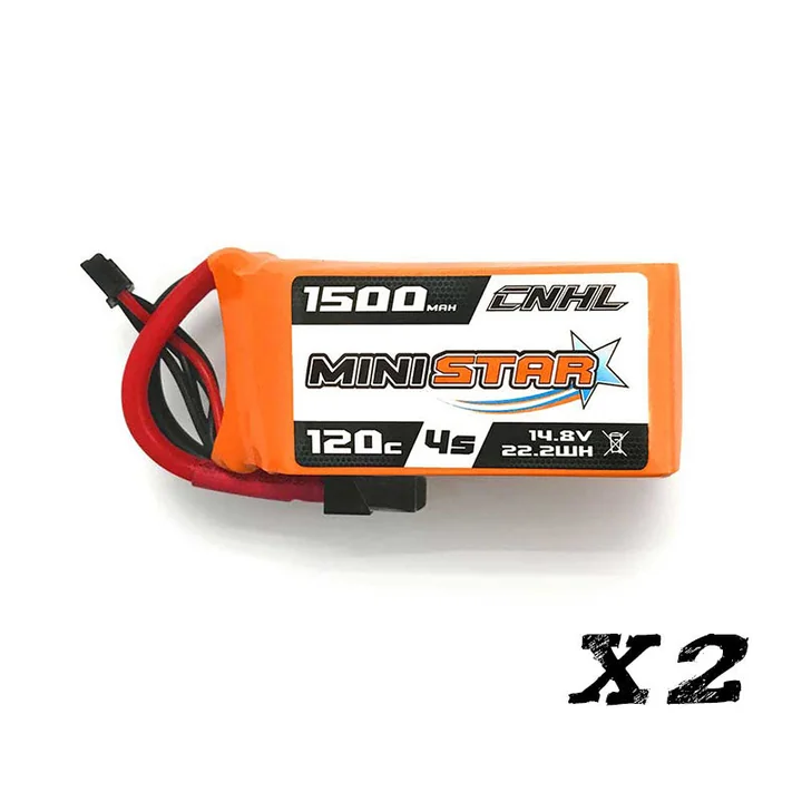 CNHL MiniStar 1500mAh 14.8V 4S Lipo Battery 120C