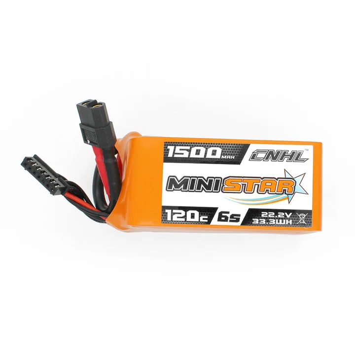 CNHL MiniStar 1500mAh 22.2V 6S Lipo Battery 120C