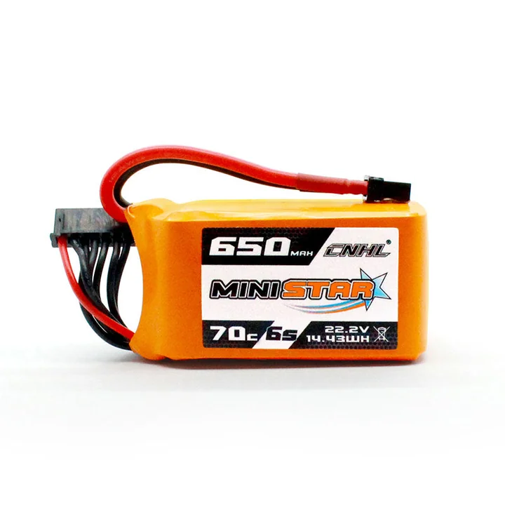 CNHL MiniStar 650mAh 22.2V 6S Lipo Battery 70C
