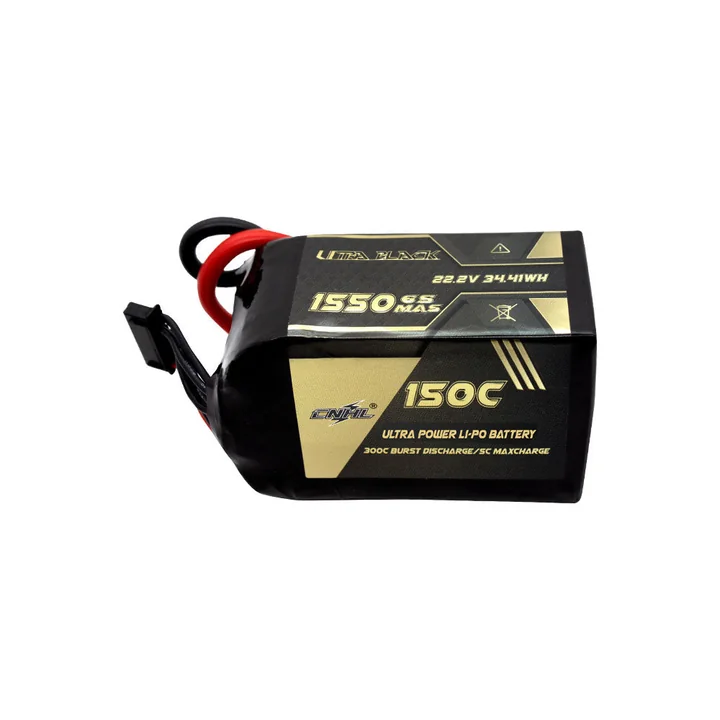CNHL Ultra Black 1550mAh 22.2V 6S Lipo Battery 150C