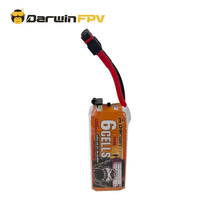 DarwinFPV 6S 1300mAh Waterproof Lipo Battery