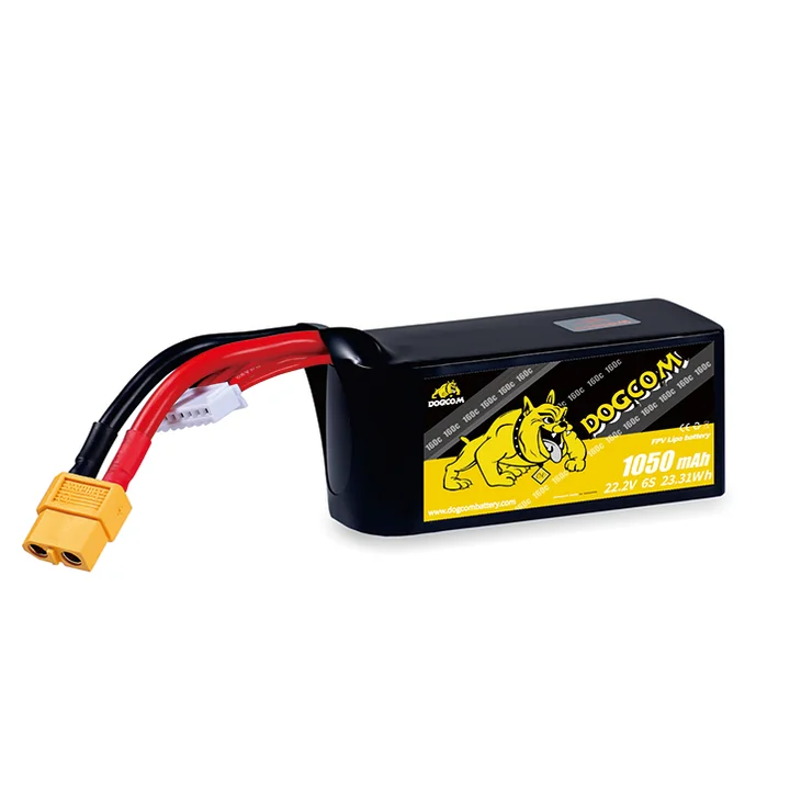 DOGCOM 1050mAh 160C 6S 22.2V battery
