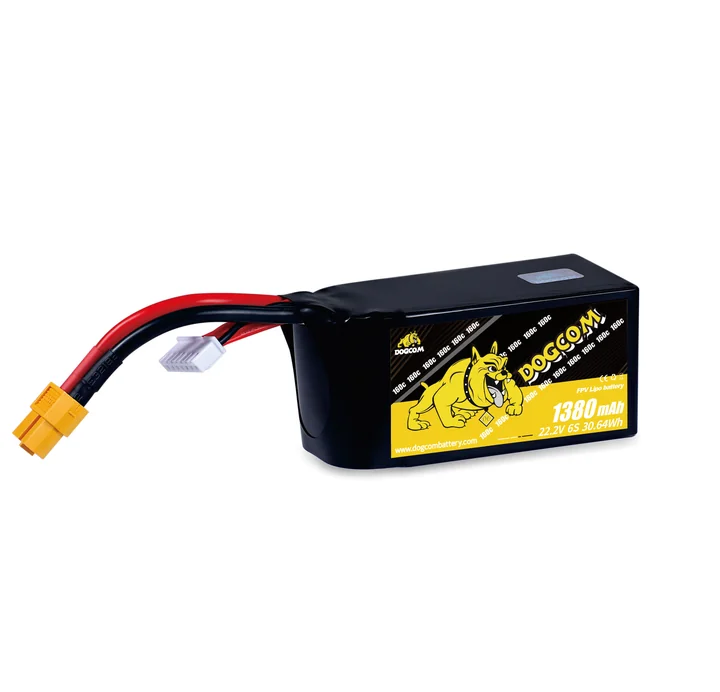 DOGCOM 1380mAh 160C 6S 22.2V Lipo battery