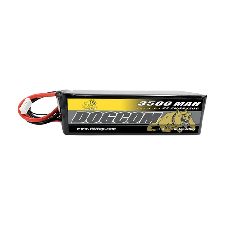 DOGCOM 3500mAh 120C 22.2V 6S CineLifter series battery