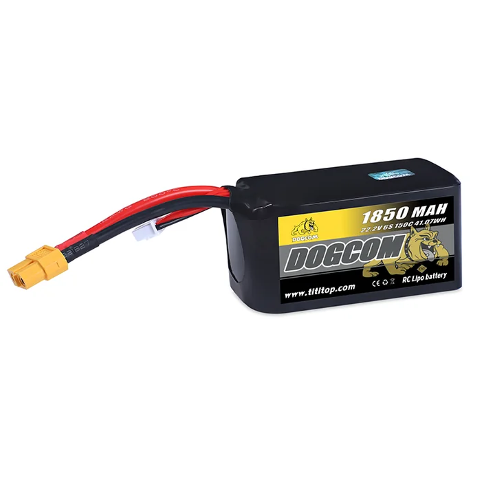 DOGCOM battery 1850mAh 6S 22.2V 150C