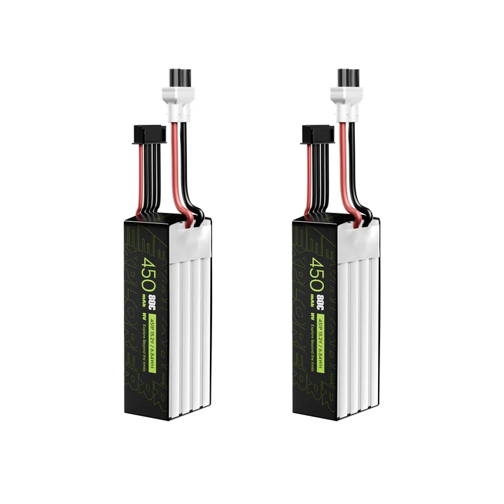 FLYWOO Explorer 450mAh LiHV 4S 80C Battery XT30UP