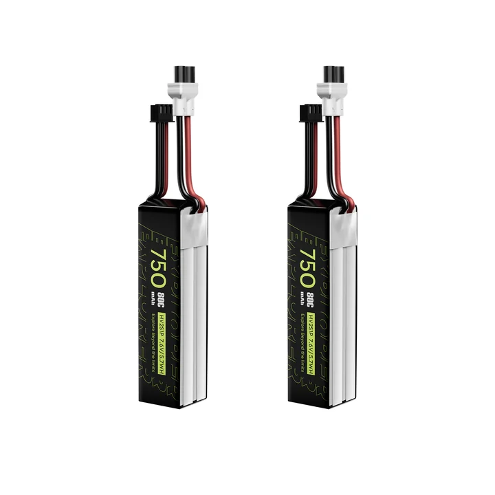 FLYWOO Explorer 750mAh LiHV 2S 80C Battery XT30UP