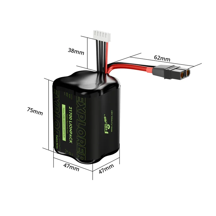 FLYWOO Explorer BAK P45D 21700 4S1P 4500mAh Lionpack Battery