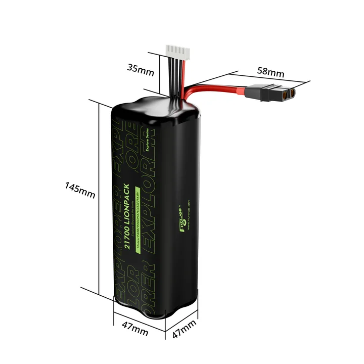 FLYWOO Explorer BAK P45D 21700 4S2P 9000mAh Lionpack Battery