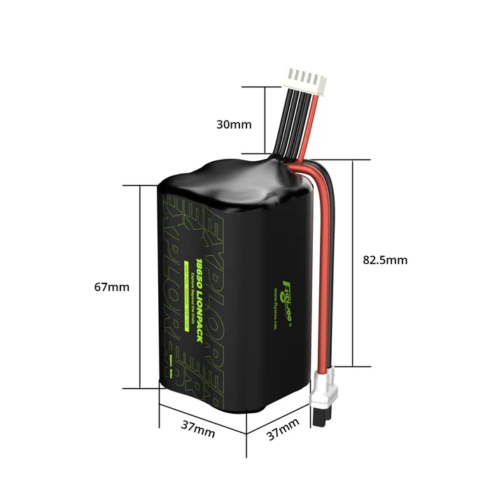 FLYWOO Explorer Lionpack 18650 3000mAh SONY VTC6 4S 14.8V 4S1P XT30