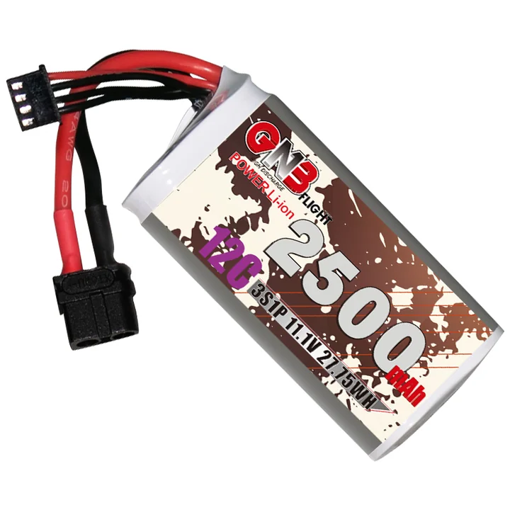 GNB 3S 11.1V 2500mAh 10C XT60 Li-ion Battery made with 18650 cells