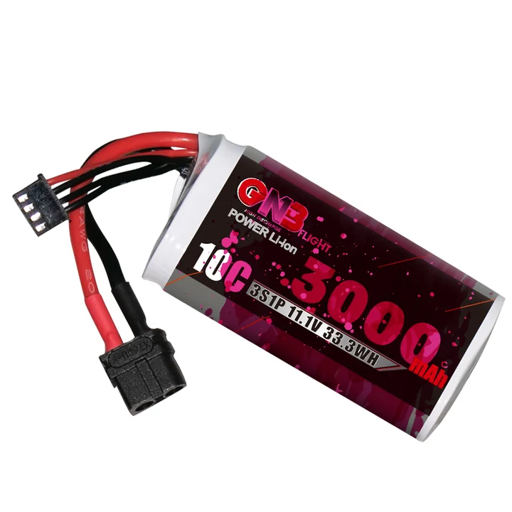 GNB 3S 11.1V 3000mAh 10C XT60 Li-ion Battery made with Sony 18650 VTC6