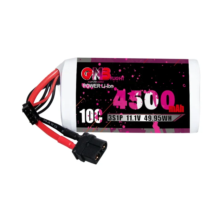 GNB 3S 11.1V 4500mah 10C XT60 Li-ion Battery made with Molicel 21700 P45B