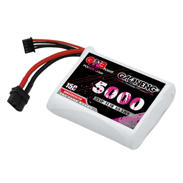 GNB 3S 11.1V 5000mah 15C XT60 Li-ion Battery