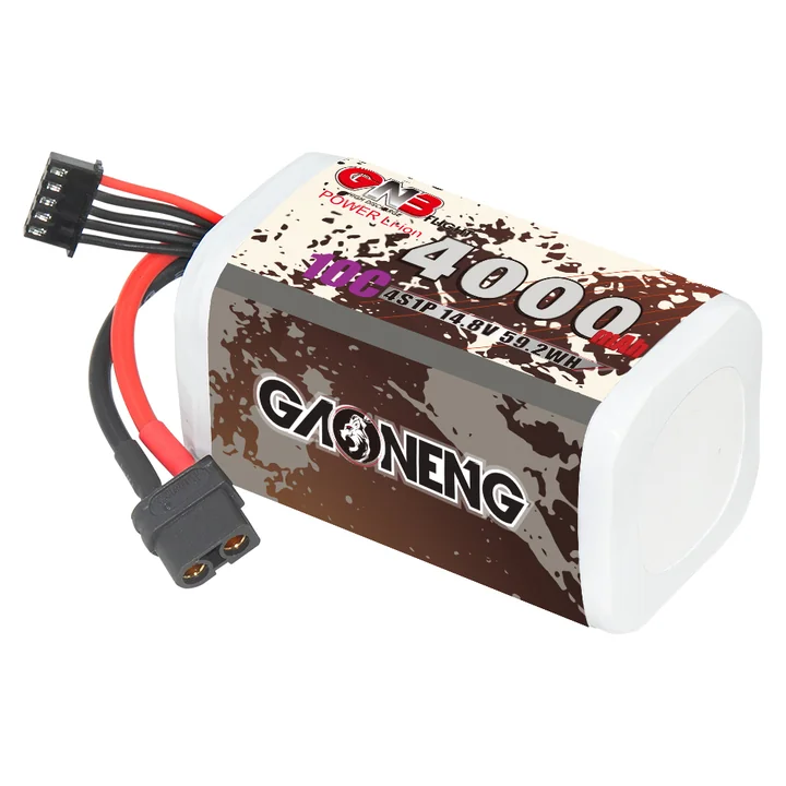 GNB 4S 14.8V 4000mAh 10C XT60 Li-ion Battery made with Li-ion Lithium Ion 21700