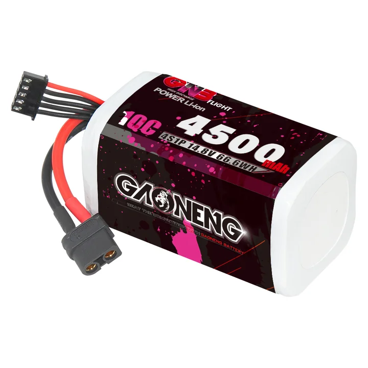 GNB 4S 14.8V 4500mah 10C XT60 Li-ion Battery made with Molicel 21700 P45B