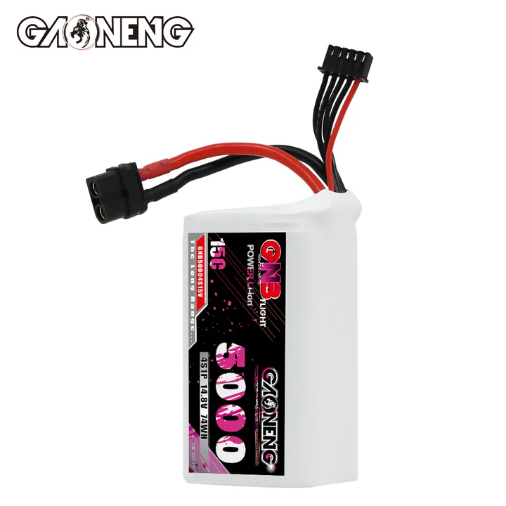 GNB 4S 14.8V 5000mah 15C XT60 Li-ion Battery