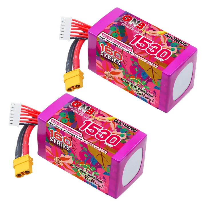 GNB 6S 22.2V 1530mAh 160C XT60 LiPo Battery