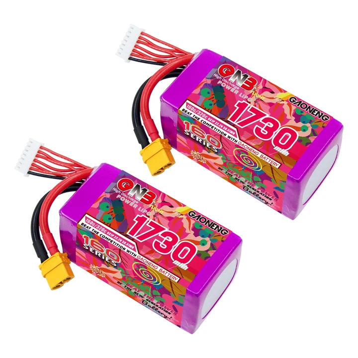GNB 6S 22.2V 1730mAh 160C XT60 LiPo Battery