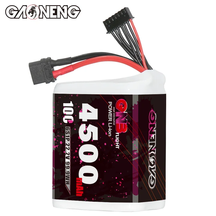 GNB 6S 22.2V 4500mah 10C XT60 Li-ion Battery made with Molicel 21700 P45B
