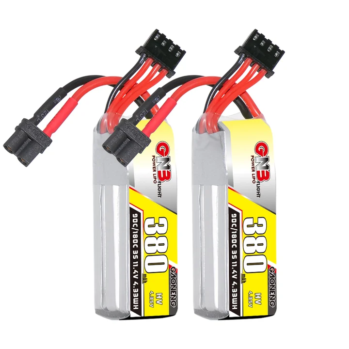 GNB LiHV 3S 11.4V 380mAh 90C XT30 LiPo Battery