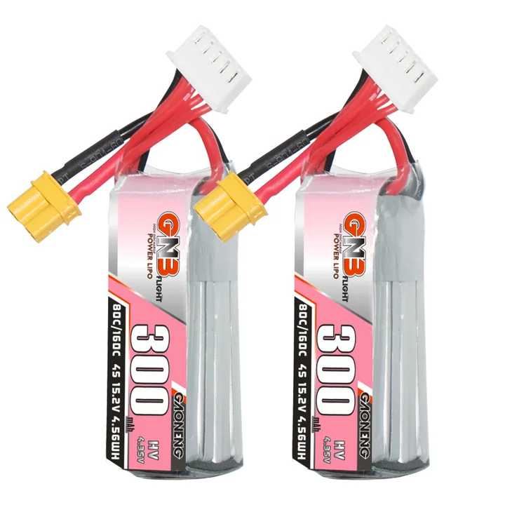 GNB LiHV 4S 15.2V 300mAh 80C XT30 LiPo Battery
