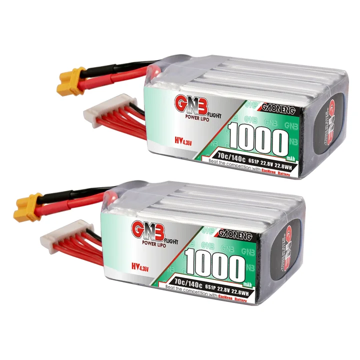 GNB LiHV 6S 22.8V 1000mAh 70C XT30 LiPo Battery LongRange