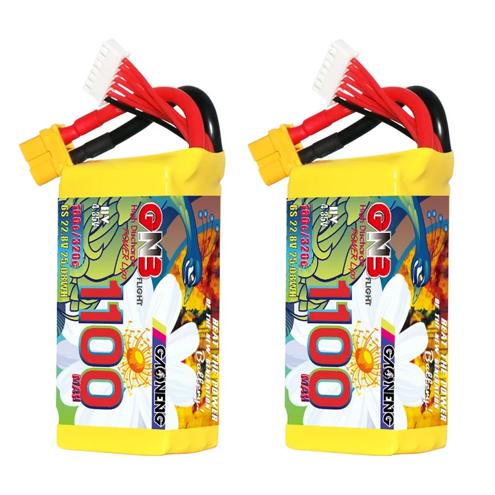 GNB LiHV 6S 22.8V 1100mAh 160C XT60 LiPo Battery