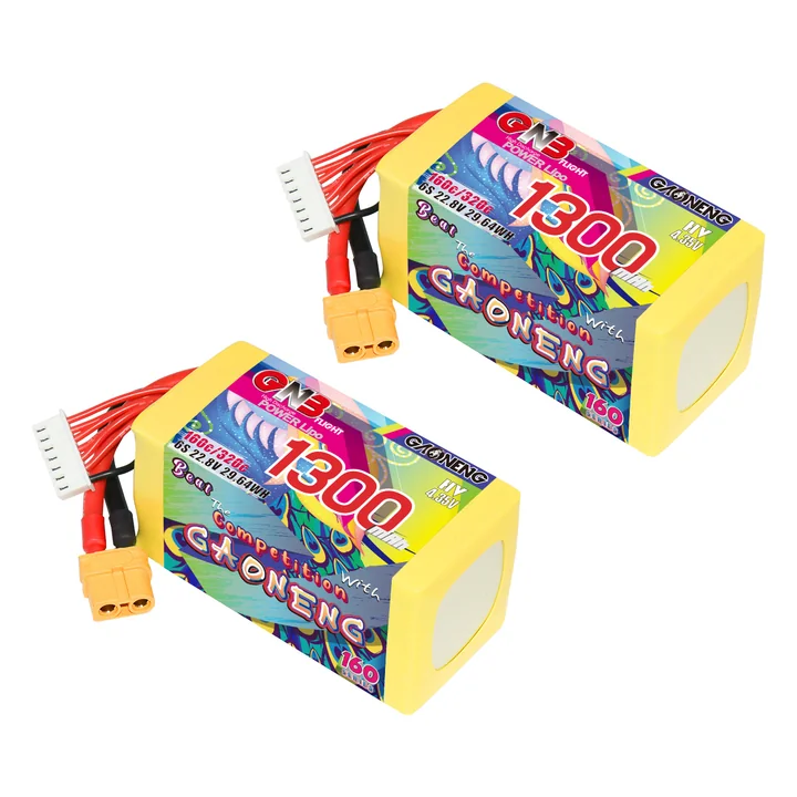 GNB LiHV 6S 22.8V 1300mAh 160C XT60 LiPo Battery