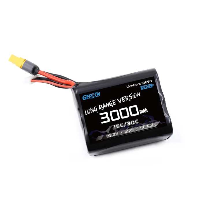GEPRC VTC6 18650 6S1P 3000mAh XT30
