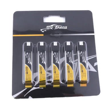 Tattu 220mAh 1S 45C 3.7V Lipo Battery | JST-PHR 2.0 Plug | FPV Classic