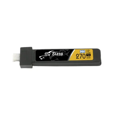 Tattu 270mAh 1S 75C 3.8V(HV) Lipo Battery | JST-PHR 2.0 Plug | FPV Classic