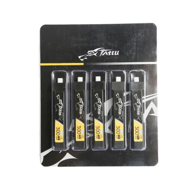 Tattu 300mAh 1S 75C 3.8V(HV) Lipo Battery | BT 2.0 Plug | FPV Classic