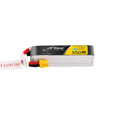 Tattu 550mAh 3S 95C 11.4V(HV) Long Lipo Battery | XT30 Plug | FPV Classic