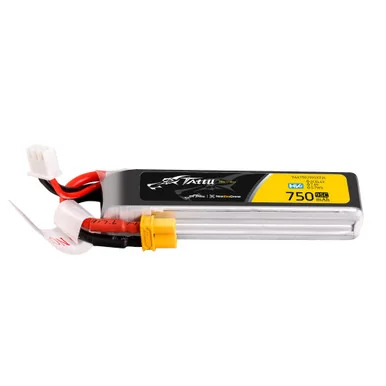Tattu 750mAh 2S 95C 7.6V(HV) Lipo Battery | XT30 Plug | FPV Classic