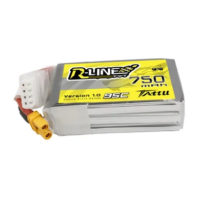 Tattu 750mAh 3S 95C 11.1V Lipo Battery | XT30 Plug | R-Line 1.0