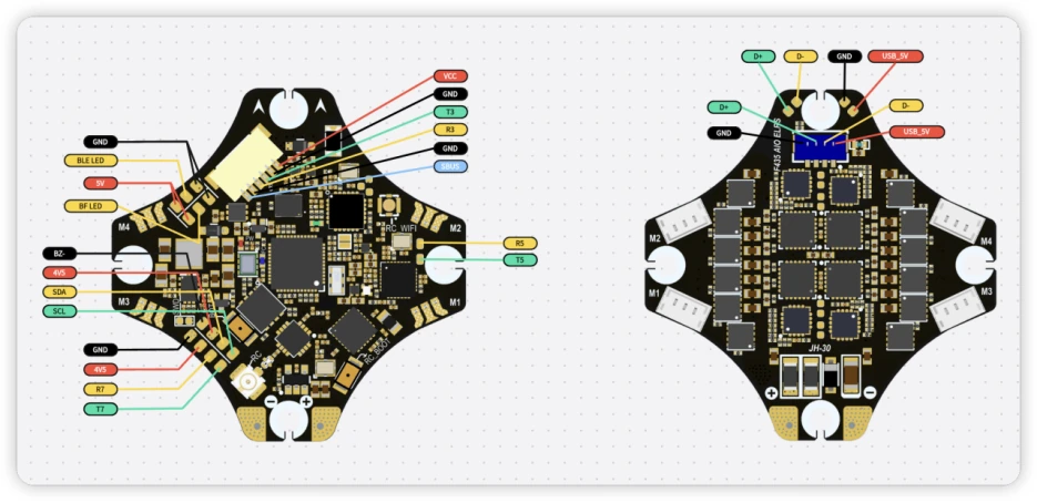 OXBOT F435 12A ELRS AIO